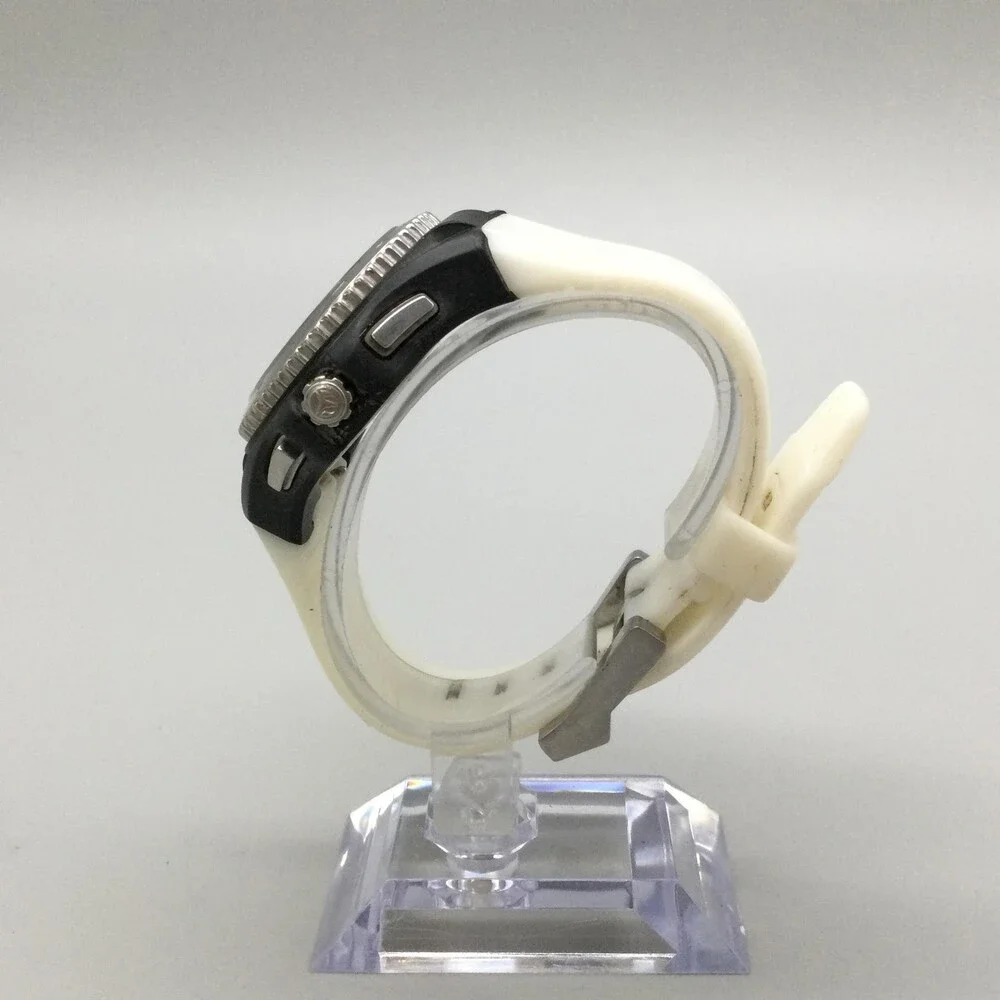 TechnoMarine Cruise Mens Watch 43mm White Strap Chronograph 200m New Battery